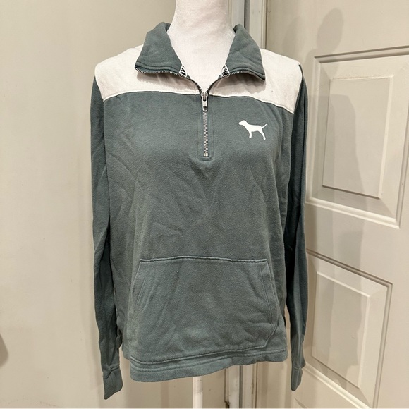 PINK Victoria's Secret Tops - PINK’s Victoria Secret Half Zip Sweater